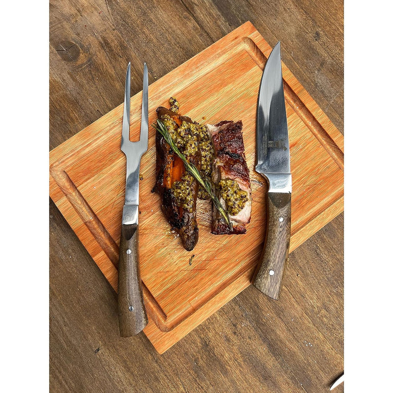 BBQ Knife Set - Guayubira Wood Handle - AC 96