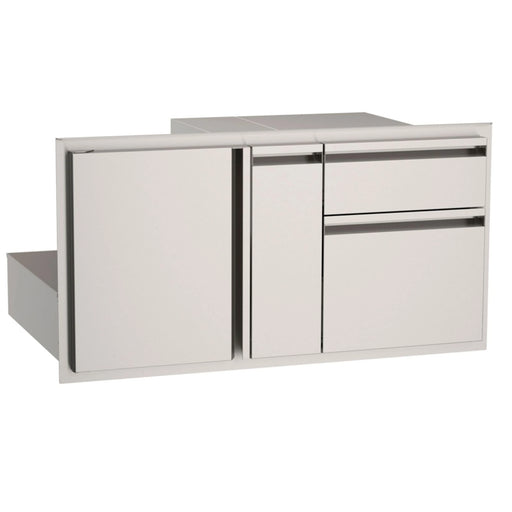 AOG 36-Inch Access Door with Double Drawer & Platter Storage | GW STORE