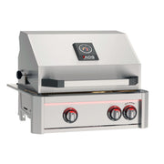 AOG L-Series 24-Inch 2-Burner Built-In Gas Grill with Rotisserie Kit | GW STORE