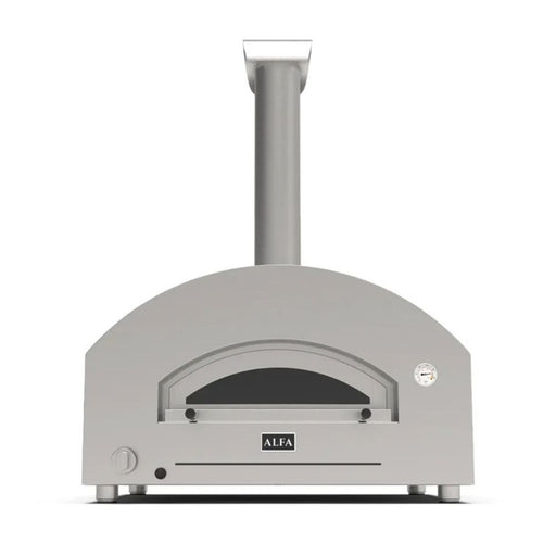 Alfa Futuro 4 Pizze Gas-Fired Pizza Oven - Natural Gas Silver Black (B-Stock) | GW STORE