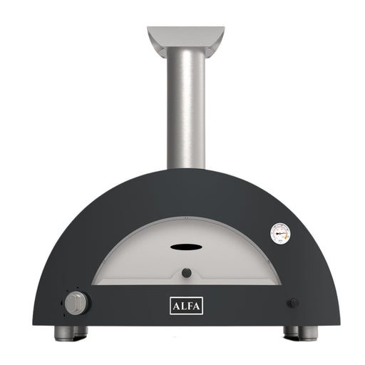 Alfa Moderno Anthracite Grey 2 Pizze Gas Pizza Oven | GW STORE