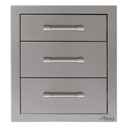 Alfresco 17-Inch Stainless Steel Soft-Close Triple Drawer | GW STORE