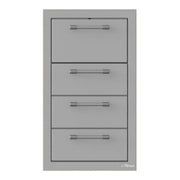 Alfresco 17-Inch Stainless Steel Triple Drawer & Paper Towel Holder Combo | GW STORE