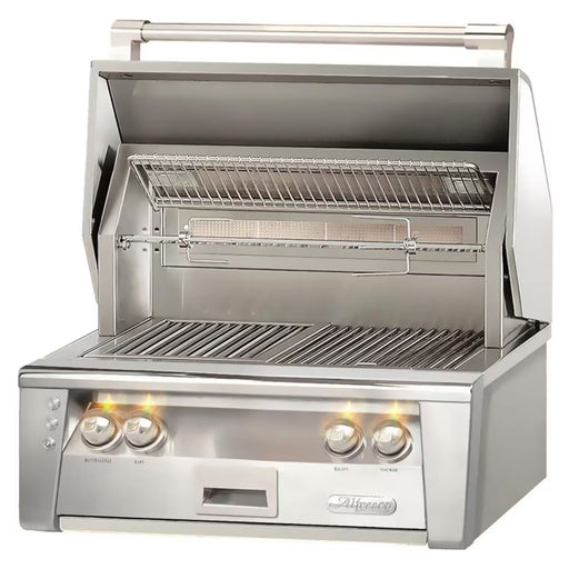 Alfresco 30-Inch Built-in Stainless Steel Gas Grill w/ Rotisserie | GW STORE