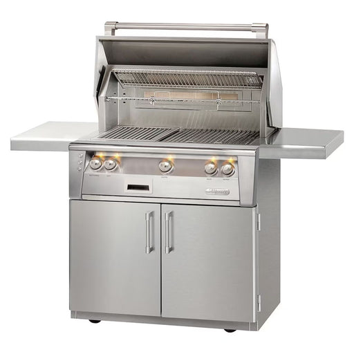 Alfresco 36-Inch Stainless Steel Freestanding Gas Grill w/ Rotisserie | GW STORE
