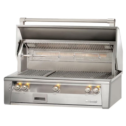 Alfresco 42-Inch Built-in Stainless Steel Gas Grill w/ Rotisserie | GW STORE