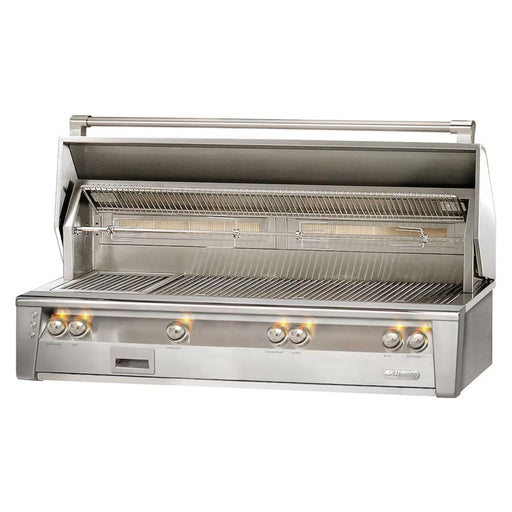 Alfresco 56-Inch Built-in Stainless Steel Gas Grill w/ Rotisserie & Sear Zone | GW STORE