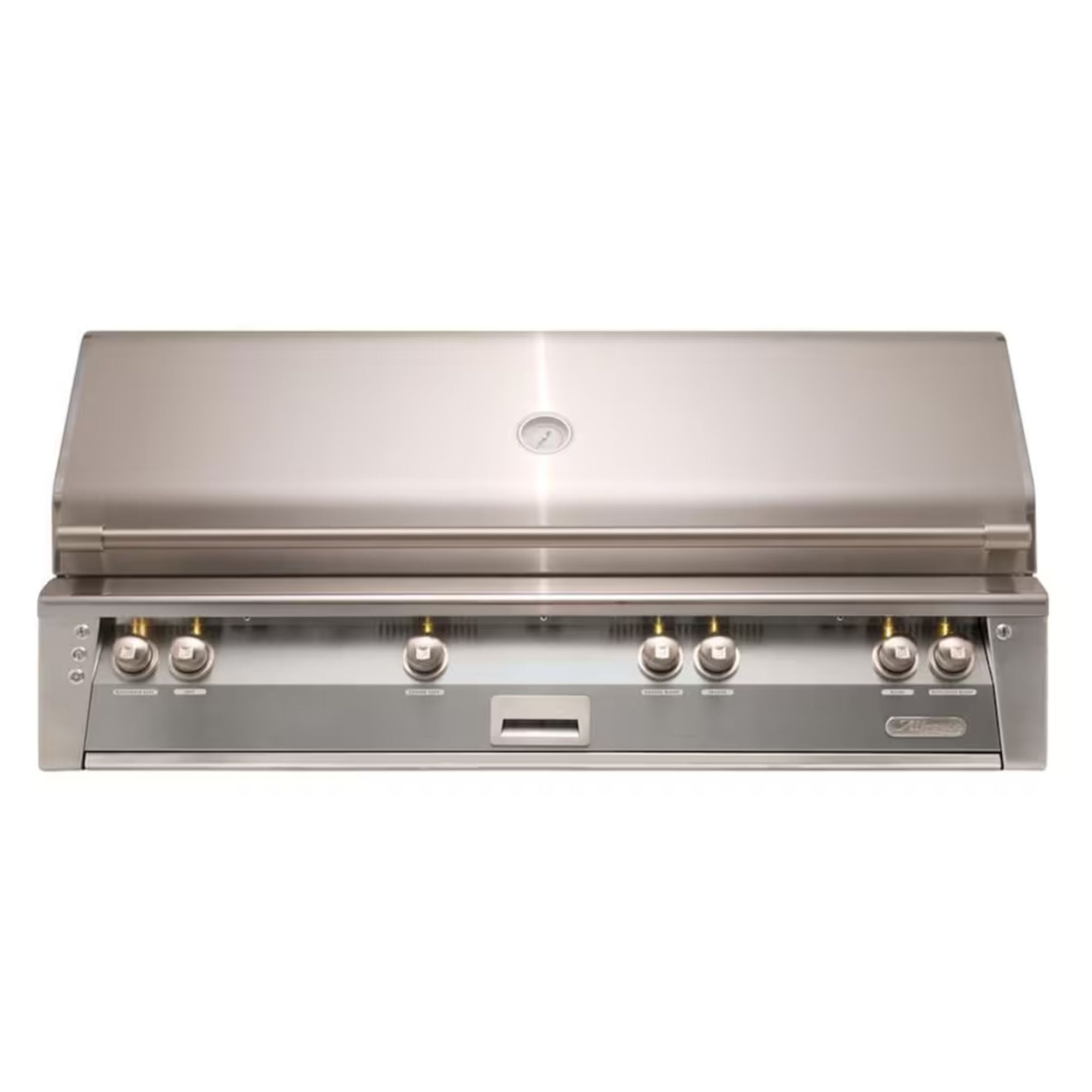 Alfresco 56-Inch Built-in Stainless Steel Gas Grill w/ Rotisserie & Sear Zone in Signal Gray | GW STORE