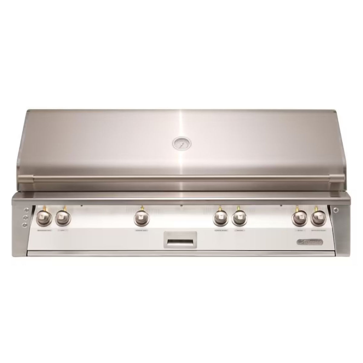 Alfresco 56-Inch Built-in Stainless Steel Gas Grill w/ Rotisserie & Sear Zone in Signal White | GW STORE