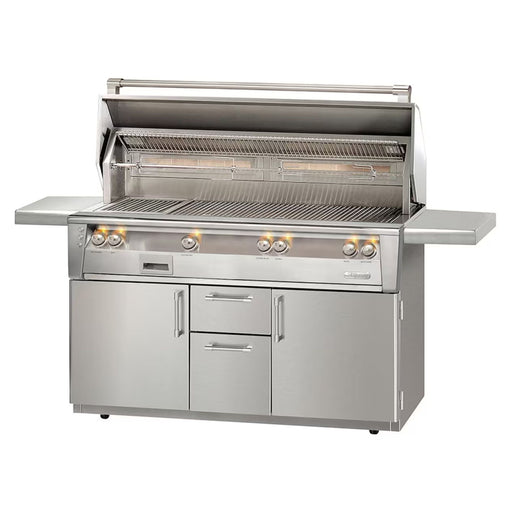 Alfresco ALXE 56-Inch Stainless Steel Freestanding Gas All Grill w/ Sear Zone And Rotisserie | GW STORE
