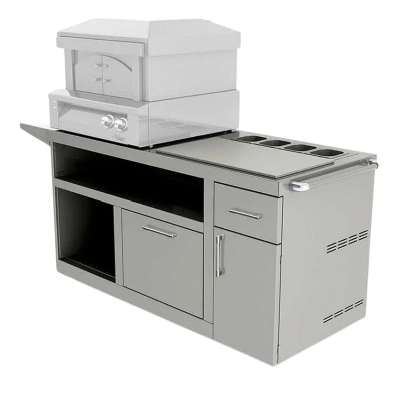 Alfresco Deluxe Pizza Oven Prep Cart | GW STORE
