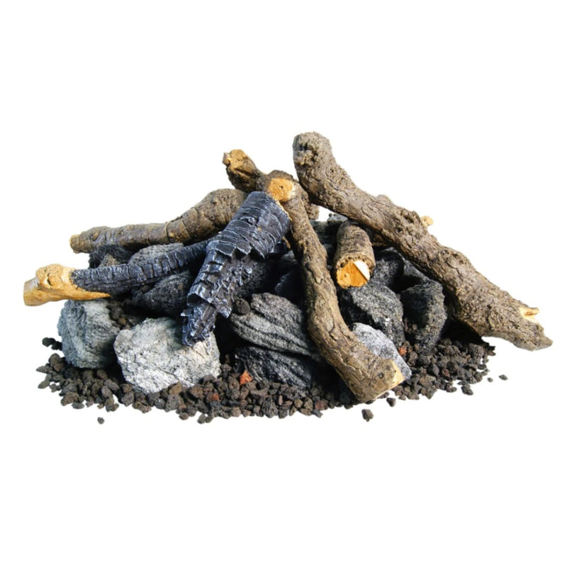 American Fyre Designs Beachwood Logs with Stones | GW STORE