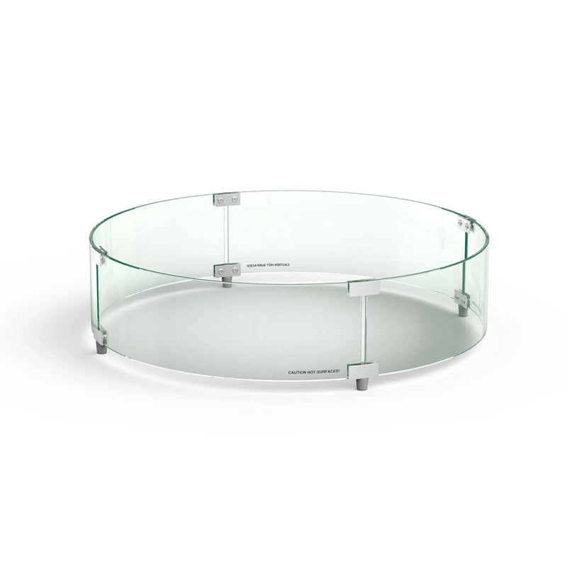 American Fyre Designs Round Glass Wind Guard | GW STORE