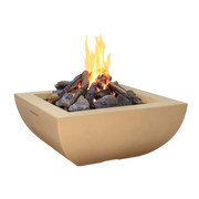 American Fyre Desings 36 Inch Bordeaux Square Fire Bowl | GW STORE