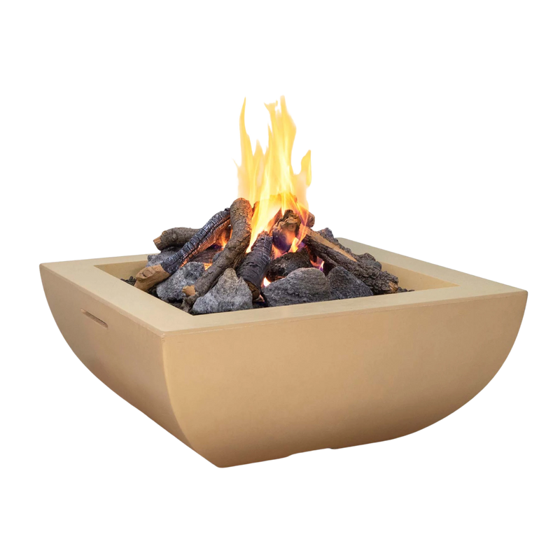 American Fyre Desings 36 Inch Bordeaux Square Fire Bowl | GW STORE