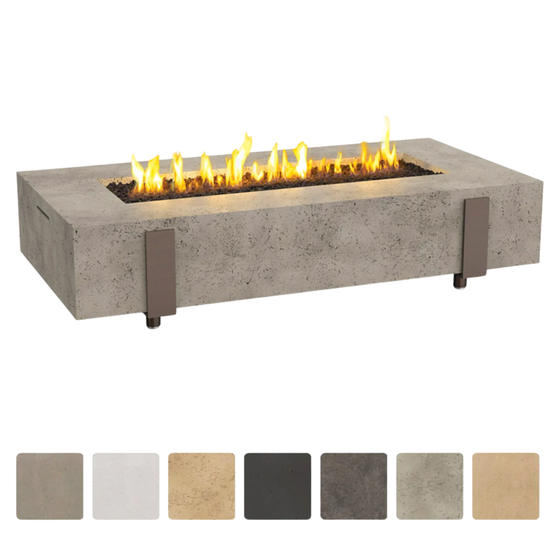 American Fyre Desings Long Iron Saddle Firetable | GW STORE