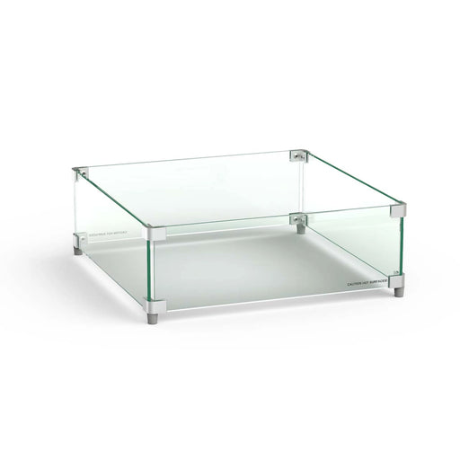 American Fyre Desings Square Glass Wind Guard | GW STORE