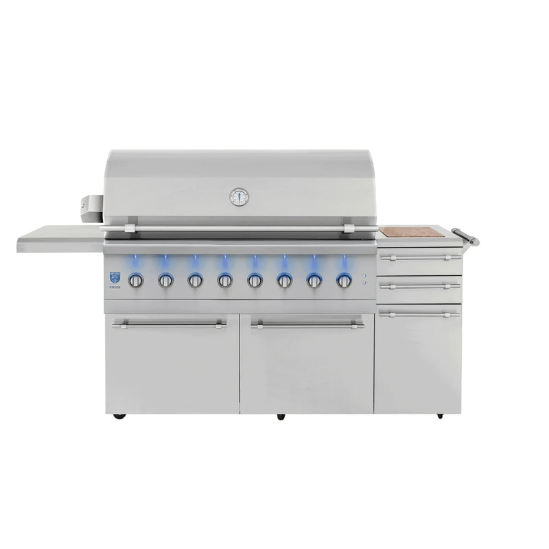 American Made Grills Encore 54-Inch Freestanding Hybrid Grill | GW STORE