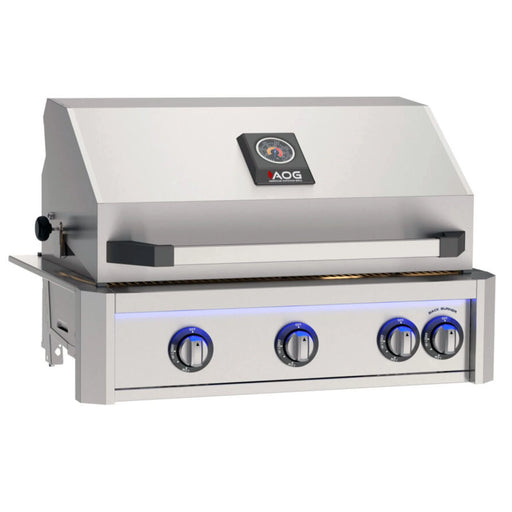 American Outdoor Grill L-Series 30-Inch Built-In Gas Grill w/ Rear Infrared Burner, Rotisserie Kit, and LED Lights | GW STORE