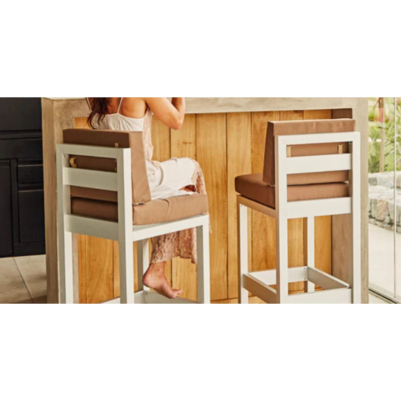 Pampa Living Andes Outdoor Stool with Backrest