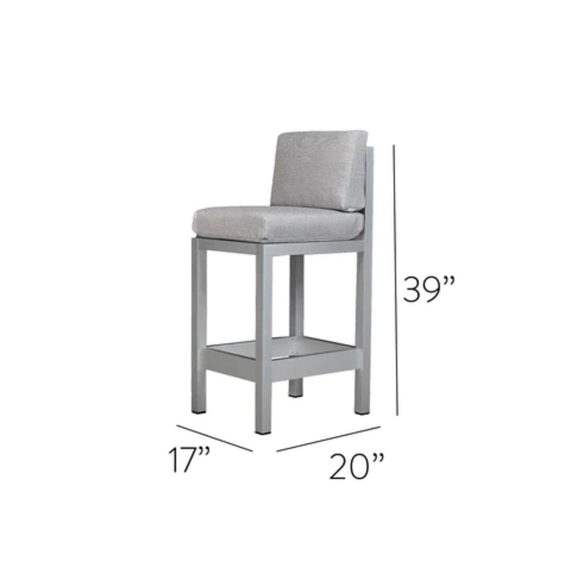 Pampa Living Andes Outdoor Stool with Backrest