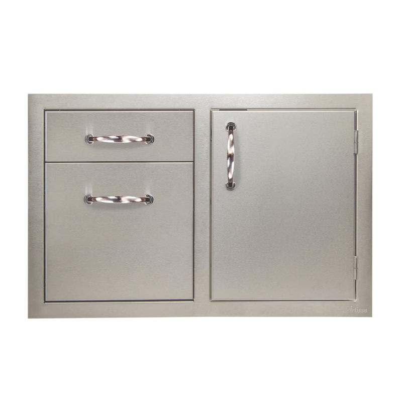 Artisan 36-Inch Soft-Close Right Hinge Door & Double Drawer Combo | GW STORE