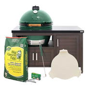 Big Green Egg Charcoal XLarge Grill in 50.4-inch Modern Farmhouse Table Package | GW STORE