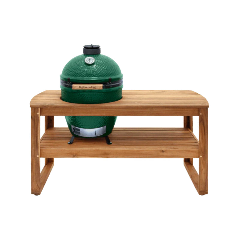 Big Green Egg Large Acacia Table Outdoor Kitchen | GW STORE