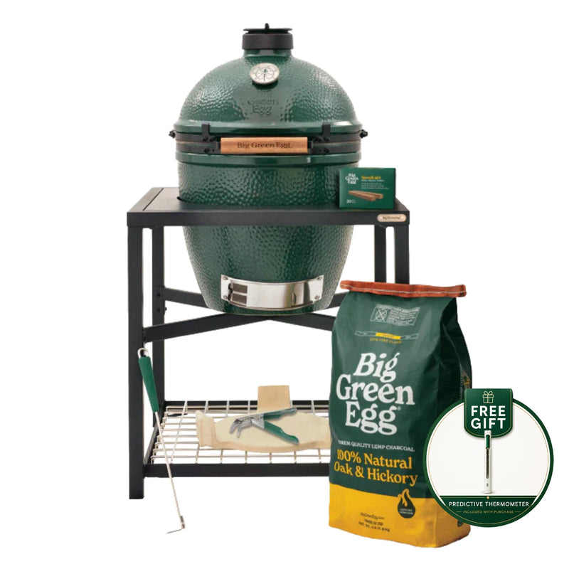 Big Green Egg Large Charcoal Grill in Modular Nest Package