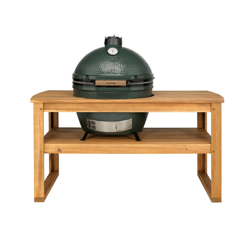 Big Green Egg XL Acacia Table Outdoor Kitchen Base | GW STORE
