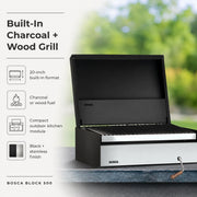 Bosca Block 500 - 20 Inch Built In Wood Fired Grill | GW STORE