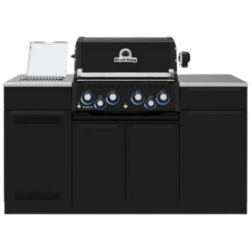 Broil King Baron 490i 4 Burner Gas Grill With Rotisserie & Side Burner Shadow | GW STORE