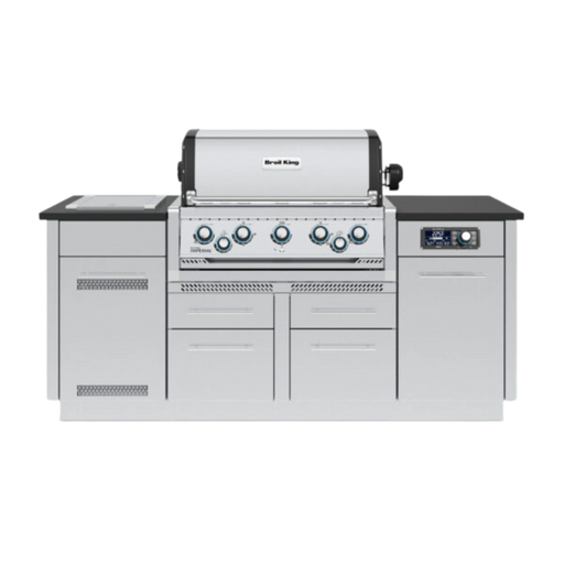 Broil King Outdoor Kitchen Island w/ Imperial QS 590i Gas Grill | GW STORE