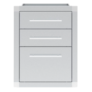 Broil King Stainless Steel Enclosed Triple Drawer Assembly | GW STORE