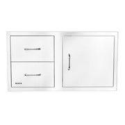 Bull 25890 30-Inch Stainless Steel Access Door & Double Drawer Combo W/ Reveal | Buy at GW STORE