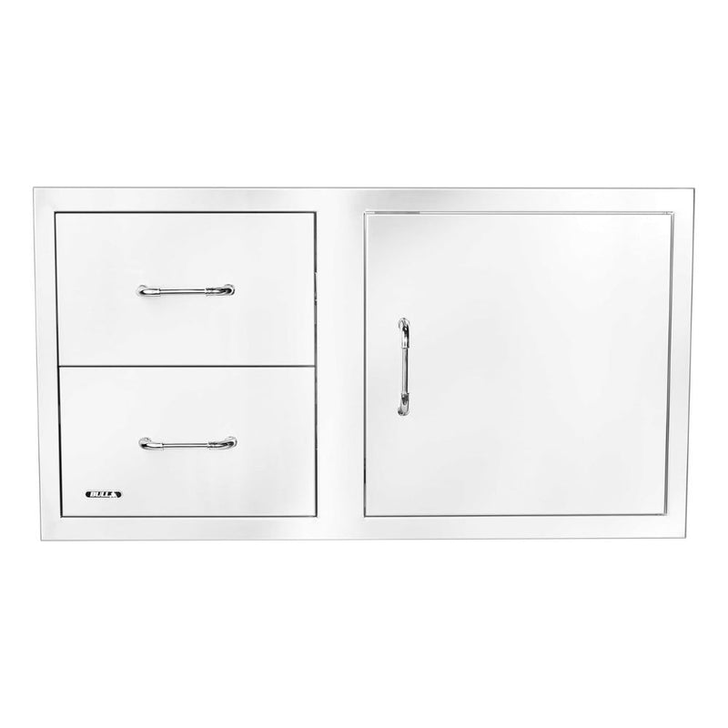 Bull 55890 38-Inch Stainless Steel Access Door & Double Drawer Combo w/ Reveal | Buy at GW STORE