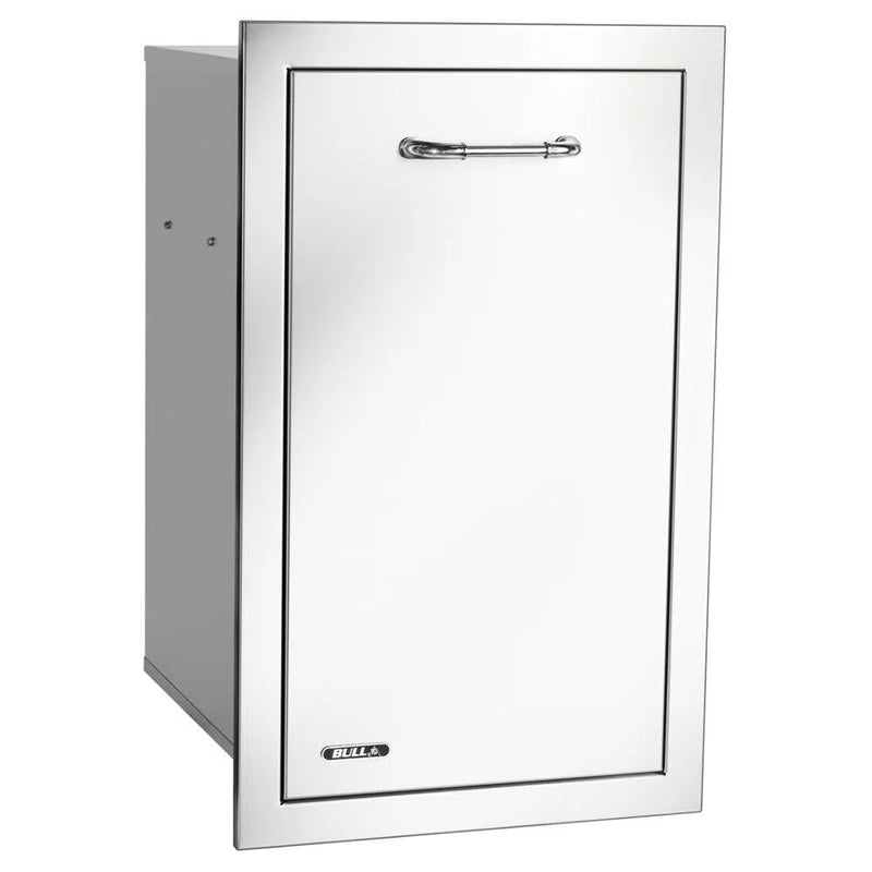 Bull 56960 Slim Stainless Steel 10 Gallon Roll-Out Trash Drawer w/ Reveal | Buy at GW STORE