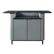 Challenger Designs Cascade 60.5-Inch Powder Coated Aluminum Outdoor Bar Island | GW STORE