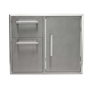 Coyote 31-Inch Double Drawer & Door Combo | GW STORE