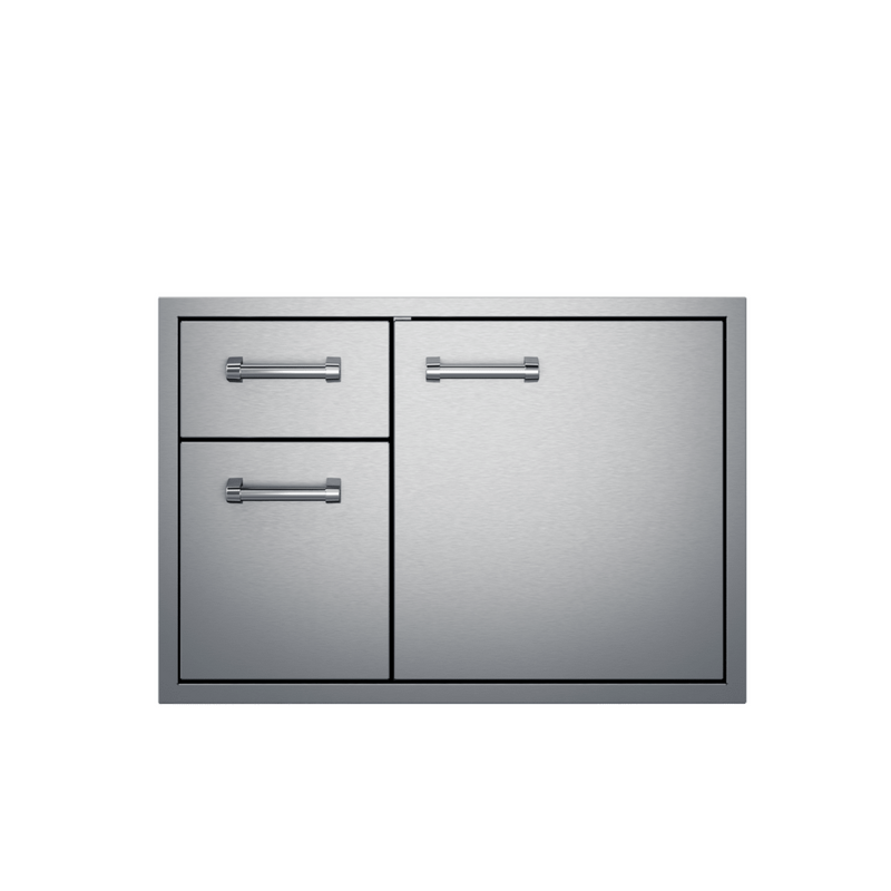 Delta Heat 30-Inch Stainless Steel Access Door & Double Drawer Combo | GW STORE