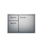 Delta Heat 36 inch access door & two drawer combo | GW STORE