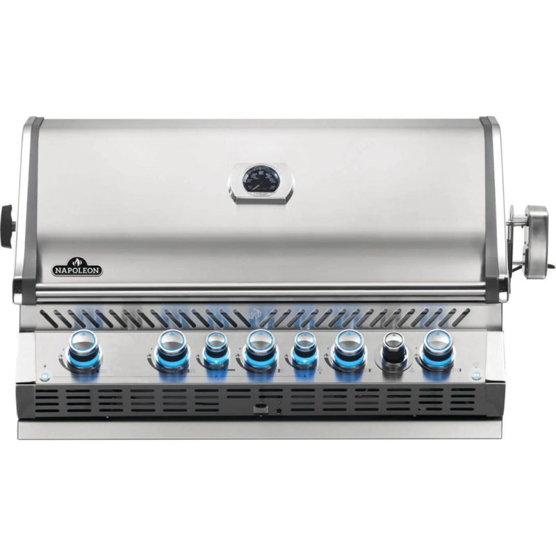 Napoleon Prestige PRO 665 Built-in Gas Grill w/ Infrared Rear Burner & Rotisserie Kit