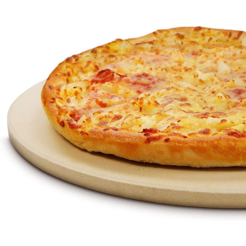 Humos 15-Inch Durable & Safe Round Pizza Ceramic Stone
