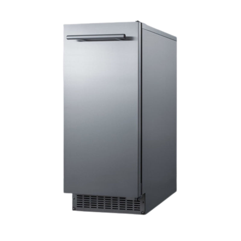 Summit BIM68OSPUMP 62 lb. Clear Outdoor/Indoor Icemaker