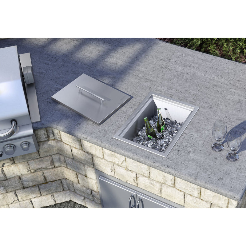 Ruvati Merino RVQ6215 15 x 20 inch Insulated Ice Chest Sink Stainless Steel