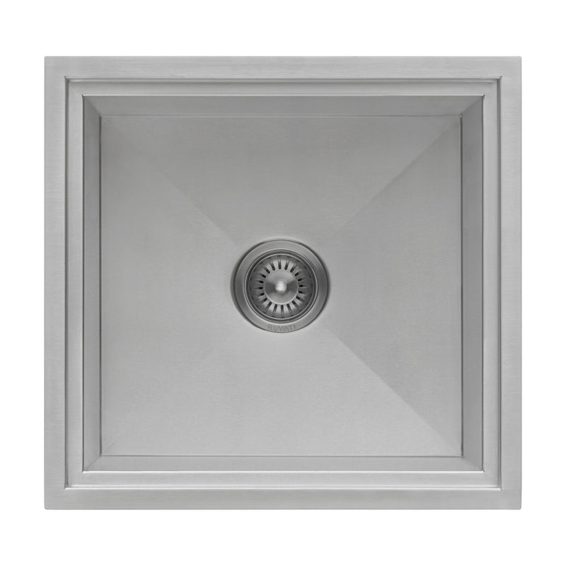 Ruvati Merino RVQ6221 21 x 20 inch Insulated Ice Chest Sink Stainless Steel