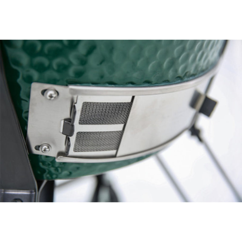 Big Green Egg Large Charcoal Grill in Acacia Table Package