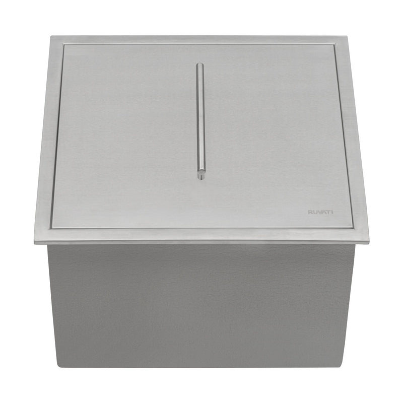 Ruvati Merino RVQ6221 21 x 20 inch Insulated Ice Chest Sink Stainless Steel