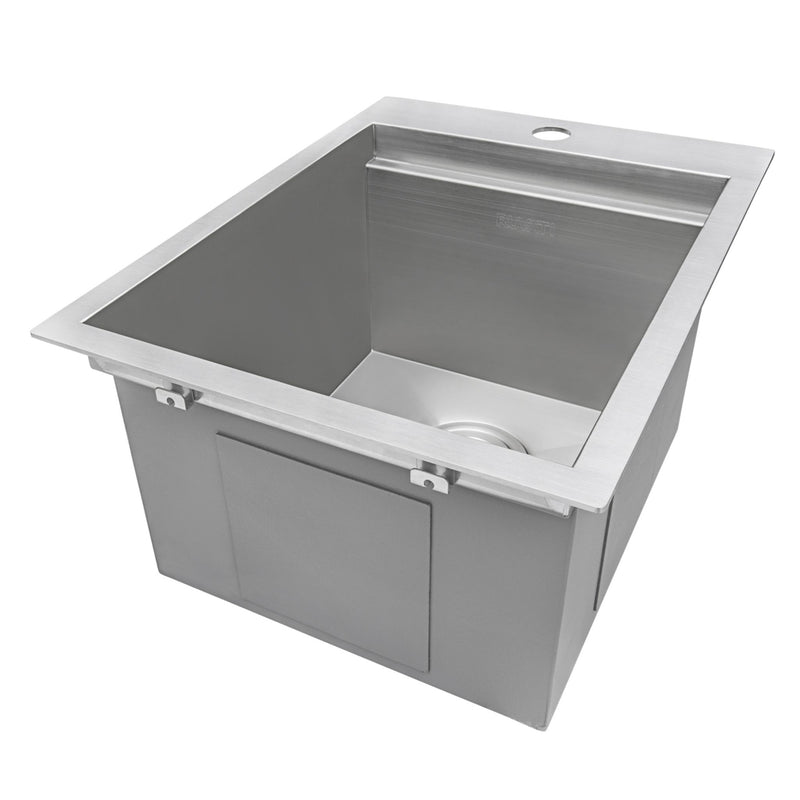 Ruvati Merino RVQ5210 15 x 20 inch Outdoor Sink Stainless Steel