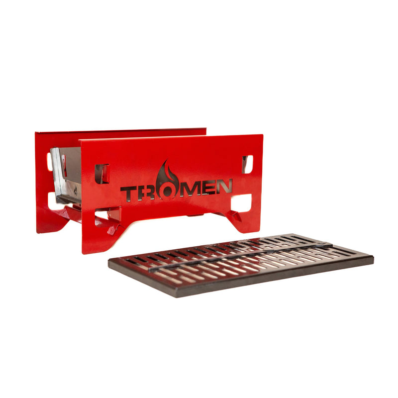 Tromen Glamping 16 Inch Portable Camping Grill and Brazier
